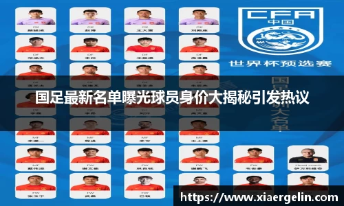 国足最新名单曝光球员身价大揭秘引发热议